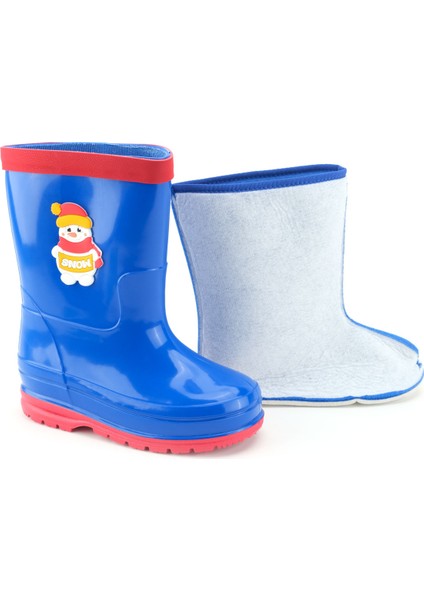 Erkek Çocuk Kışlık Içinde Çıkarılabilir Ek Çoraplı Su Geçirmez Yağmur Bot Çizme fırsatları