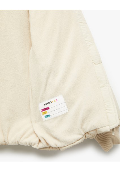 Uzun Kollu Polar Astarlı Fermuarlı Kapitone Kapşonlu Mont fırsatları