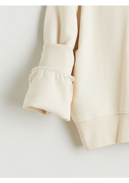 Lcw Kids Bej Polo Yaka Kız Çocuk Sweatshirt fırsatları