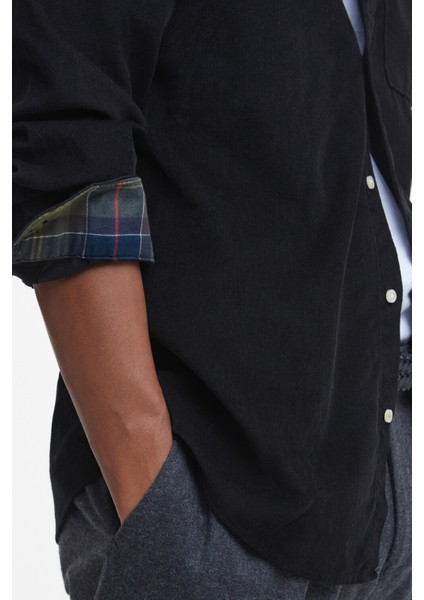 Ramsey Tailored Cord Gömlek BK31 Black