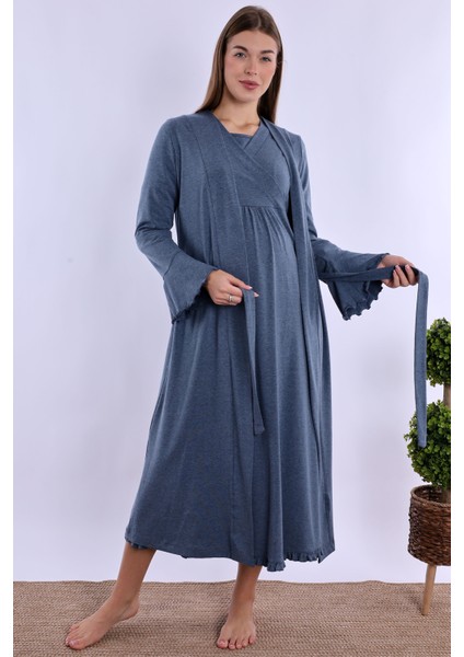 Indigo Hamile Lohusa Set