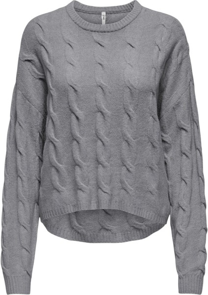 Onljeanett Regular Fit Bisiklet Yaka Örme Kazak Bayan Kazak 15350361