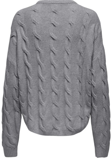 Onljeanett Regular Fit Bisiklet Yaka Örme Kazak Bayan Kazak 15350361 fiyatları