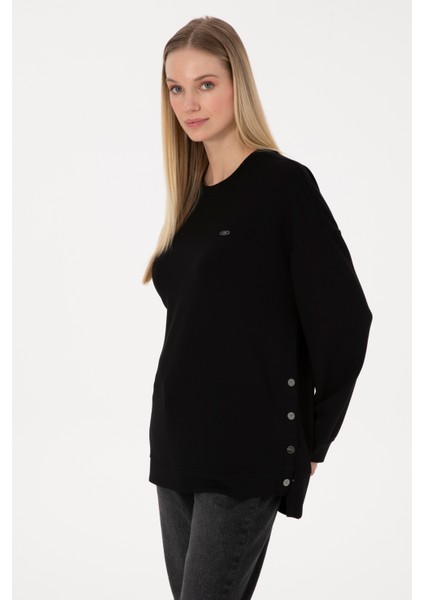Kadın Siyah Sweatshirt 50314194-VR046 modelleri