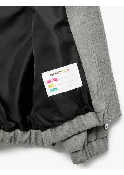 Gömlek Yaka Uzun Kollu Cepli Fermuarlı Crop Ceket indirimleri