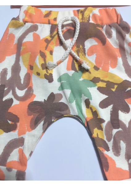 Çocuk Unisex Kız Erkek Şortlu (Kapri) Takım Kreş %100 Pamuk Rahat Tarz Tasarım Premium