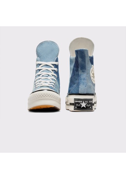 Chuck 70 Plus Unisex Denim Platform Sneaker fiyatları