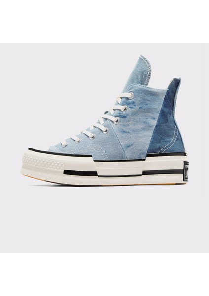 Chuck 70 Plus Unisex Denim Platform Sneaker modelleri