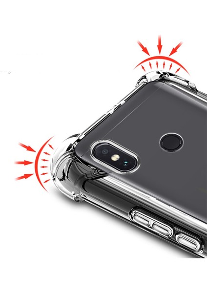 Xiaomi Mi A2 Lite Kılıf Mrsa Nitro Anti Shock Silikon-Renksiz fırsatları