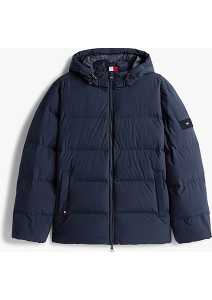 Erkek Regular Fit Kapüşonlu Dolgulu Şişme Mont - Lacivert indirimleri