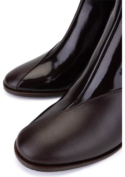 Kadın Hakiki Deri Kahverengi Topuklu Bot 1132 150 Bn Bot SK25-26 Kahve Dr/rgn modelleri