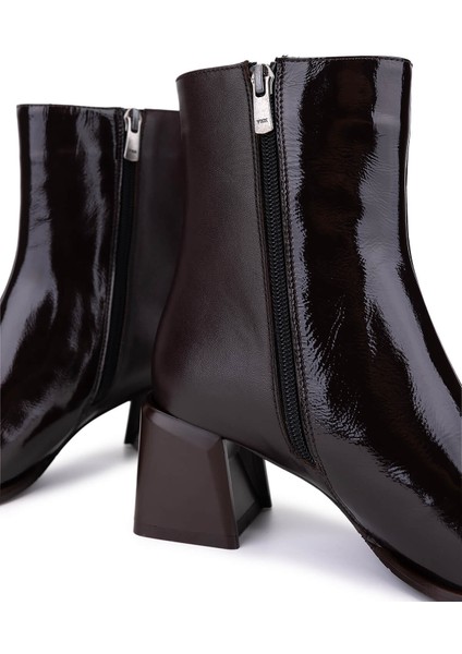 Kadın Hakiki Deri Kahverengi Topuklu Bot 1132 150 Bn Bot SK25-26 Kahve Dr/rgn fırsatları