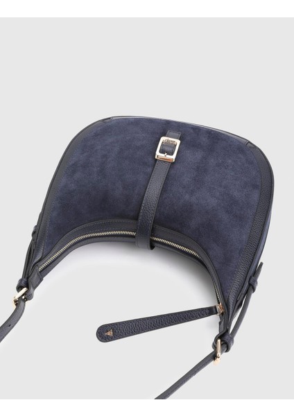 Vlasyi Hakiki Süet Kroko Deri Lacivert Kadın Omuz Çantası fiyatları