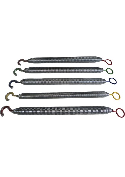 Pilates Reformer 5'li Taşıyıcı Yay Seti