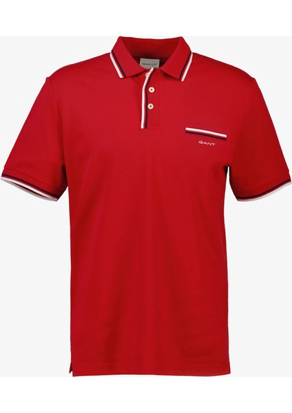 Erkek Kırmızı Regular Fit Polo