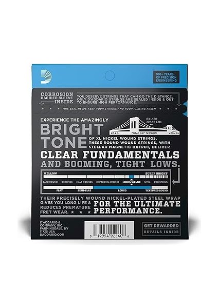 EXL180 Bas Gitar Tel Seti, Xl, 35-95, Long Scale, Nickel fiyatları