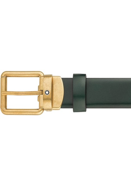 Fırçalanmış Yeşil 30 mm Deri Kemer 129454 fiyatları