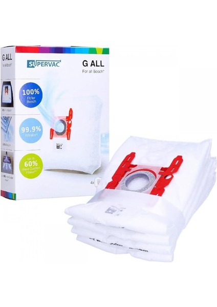 Gall Serisi Süpürge Toz Torbası 4lü Paket Profilo ile Uyumlu