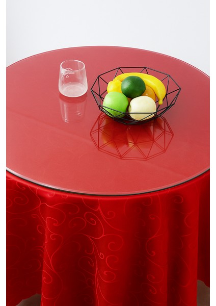 Temperli Cam Yuvarlak Cam Dayanıklı, Şık Dekoratif Cam Masa Üstü 4 mm fiyatları