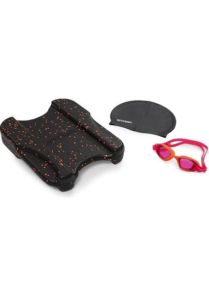 3'lü Yetişkin Yüzme Seti (Pullkick+Havuz Bonesi+Yüzücü Gözlüğü)