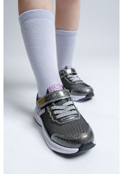 Kız Çocuk Platin Günlük Spor Ayakkabı