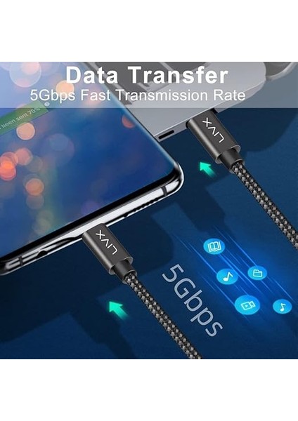 Solid 100W 5A Pd2.0 Type C To Type C Hızlı Şarj ve Data Kablosu 2 Metre Halat Örgülü Space Gray Lva-Tct fiyatları