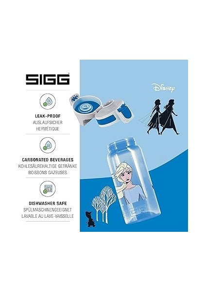 - Viva One Disney Buz Kraliçesi Elsa Içecek Şişesi, Sızdırmaz, Bulaşık Makinesinde Yıkanabilir, Bpa Içermez, Spor, Mavi, 0,5 L modelleri