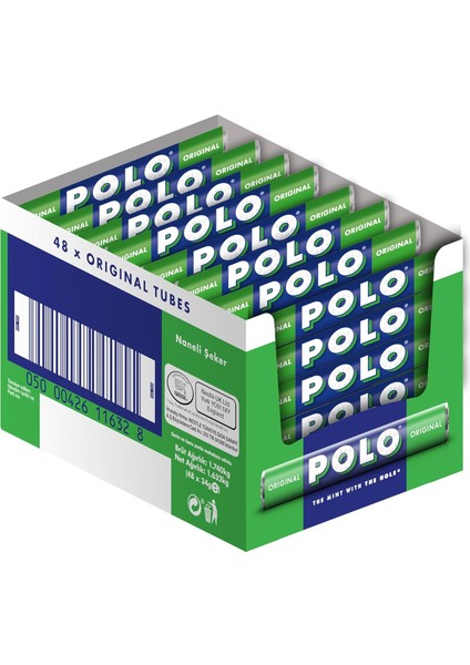 Nestlé Polo Original Delikli Naneli Şekerleme, 34 G x 48