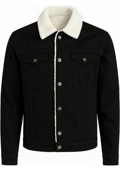 Zbd Erkek Slim Fit Kürklü Kot Ceket - 7432 modelleri