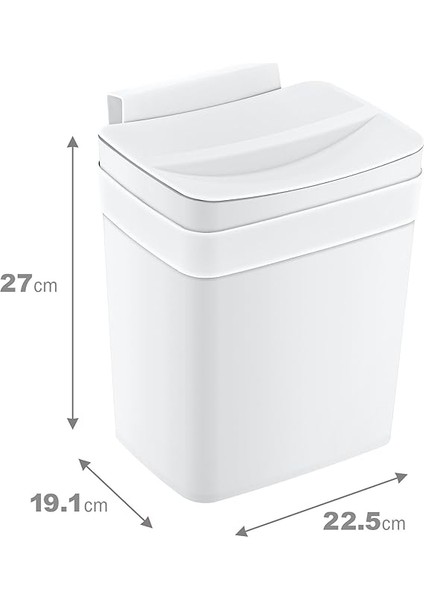 Soft Askılı Çöp Kutusu 8,5 Lt Beyaz fiyatları