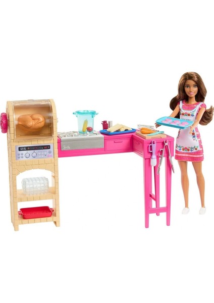 Barbie Teresa ve Mutfağı Oyun Seti