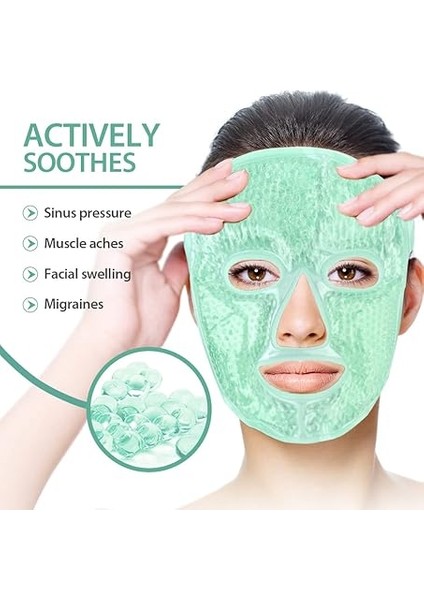 Soğuk Yüz Göz Maskesi, Buz Paketi, Yüzün Şişmesini Azaltır, Koyu Halkaları, Jel Boncuklar, Sıcak Sıcak Soğuk Kompres Paketi, Kadın Baskısı, Baş Ağrısı, Cilt Bakımı Için Spa fiyatları