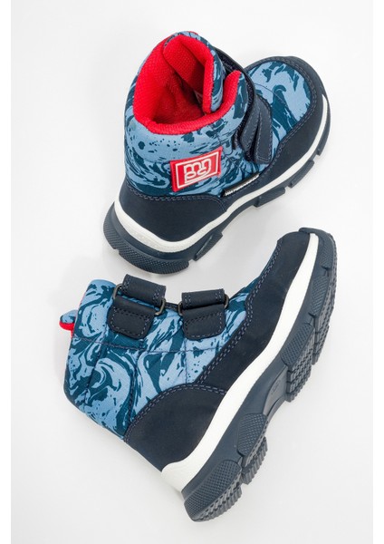 Erkek Çocuk Lacivert Su Geçirmez Anatomik Günlük Bot