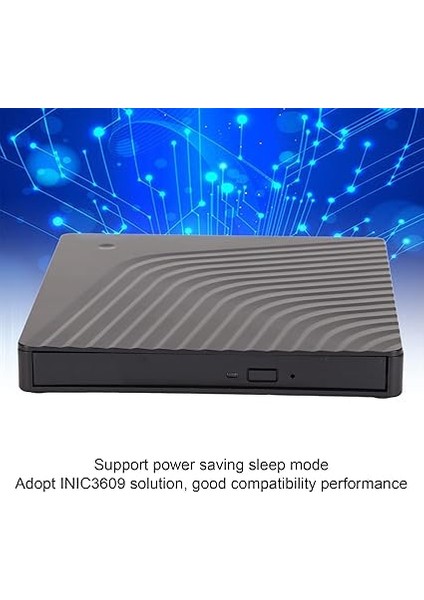 Harici DVD Sürücü, Usb3.0 Usb2.0 5 Gbps Optik Sürücü USB C Ince CD DVD Rom Rewriter Yazar Okuyucu Taşınabilir 12.7mm 9.5mm Sata DVD Rw Sürücü（optik Sürücü indirimleri