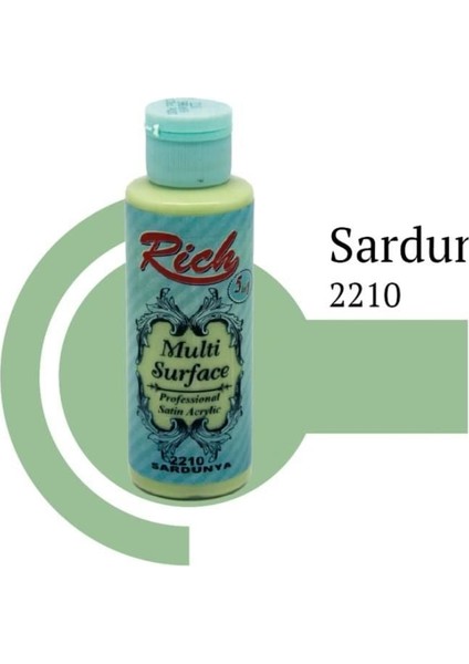 Rich Multi Surface 2210 Sardunya Akrilik Boya 130 cc