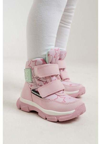 Kız Çocuk Pembe Su Geçirmez Anatomik Günlük Bot