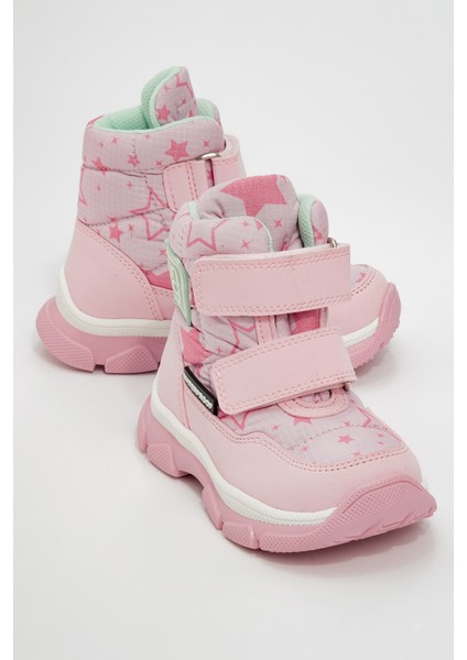 Kız Çocuk Pembe Su Geçirmez Anatomik Günlük Bot