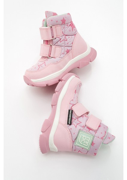 Kız Çocuk Pembe Su Geçirmez Anatomik Günlük Bot