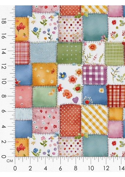 Patchwork Kumaş Seti – Dikiş ve Hobi Için %100 Pamuk Desenli Kumaş Kuponları indirimleri