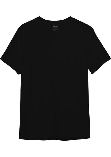 Basic Regular Fit Tişört - Siyah