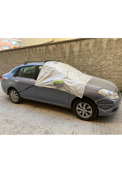 Her Araca Uygun Ön ve Yan Cam Brandası Aynalara Geçme Çadır Araç Camı Buzlanma Önleyici ve Koruyucu Branda Cam Üstü Kar Örtüsü Buz Brandası Güneş Önleyici Su Geçirmez fırsatları