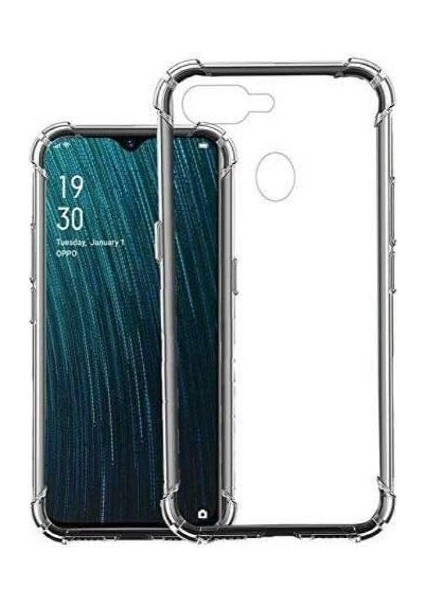Kzy Oppo A5S Şeffaf Airbag Antishock Silikon Kılıf