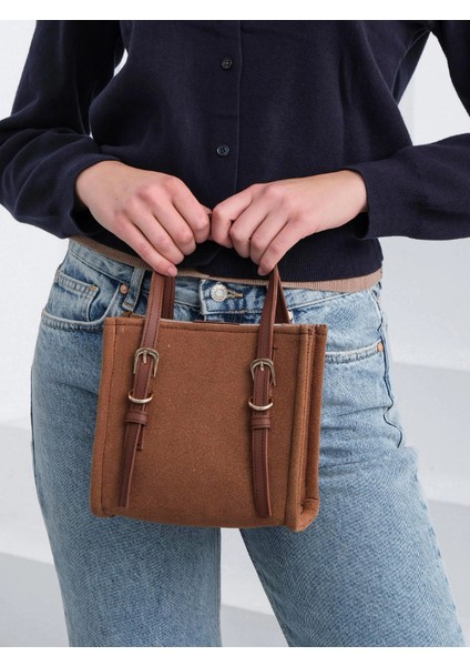 Elia Kemer Detaylı Süet Çapraz Çanta fiyatları