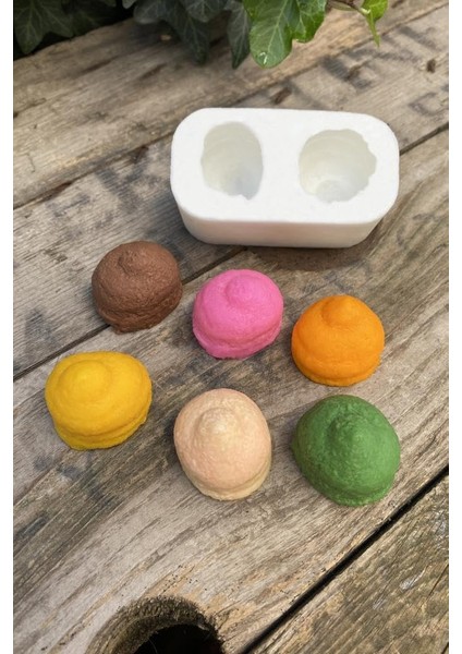 Concept Krema Ikili Mum Kalıbı (Silikon)