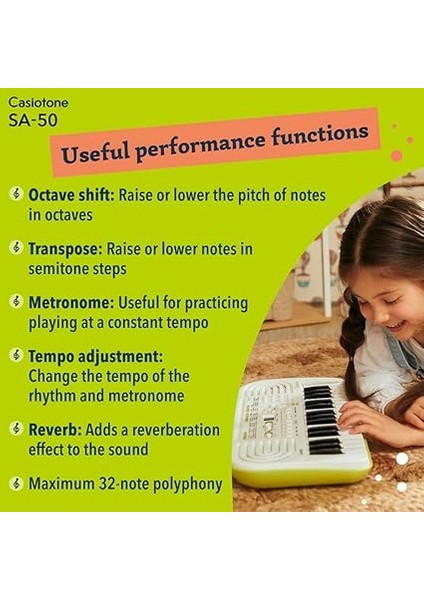 Sa-50 32 Tuşlu Org (Beyaz) indirimleri