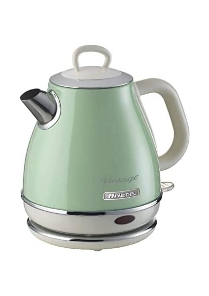 Elektrikli Su Isıtıcı 1 Litre Yeşil 2868/04 - Paslanmaz Çelik, Retro Kettle, 1630 Watt, Otomatik Kapanma, Kablosuz 360° Duylu fiyatları
