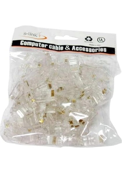 SL-COB8P Rj-45 100 Lü Paket Jack