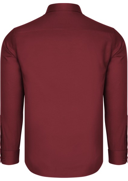G985 Dewberry Erkek Gömlek-Bordo fiyatları