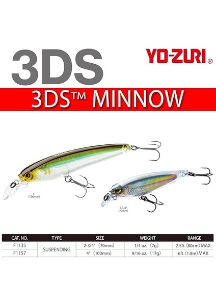 3ds Minnow Suspending Shallow Diving Crankbait fırsatları