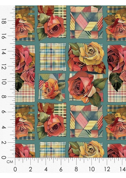 Patchwork Kumaş Seti – Dikiş ve Hobi Için %100 Pamuk Desenli Kumaş Kuponları fırsatları